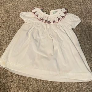 Grace and James Christmas tree dress